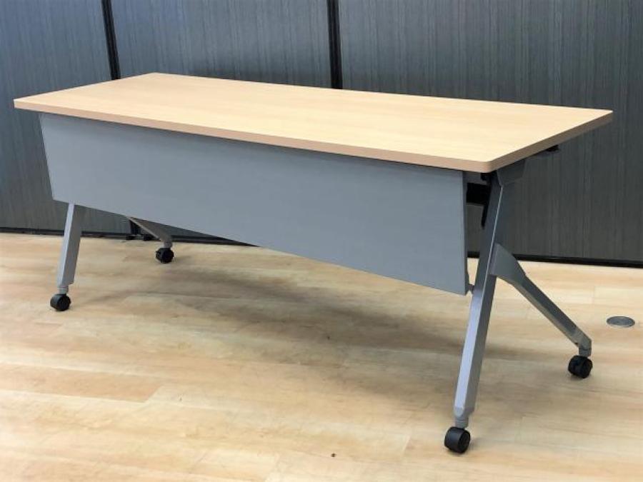 【1台限定】◆オカムラ フラプター　サイドスタックテーブル　/　会議机　/　可動机　/　折りたたみテーブル　/　キャスター付き　/　格安　/　リサイクル
                        フラプター
                                    中古
            