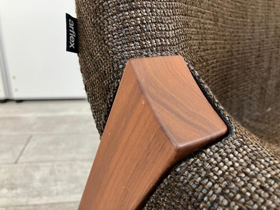 展示品　アルフレックス　ラタン　ラウンジチェア　シングルソファ　アームチェア 中古】 ミーティングチェア 468017 - 中古オフィス家具なら