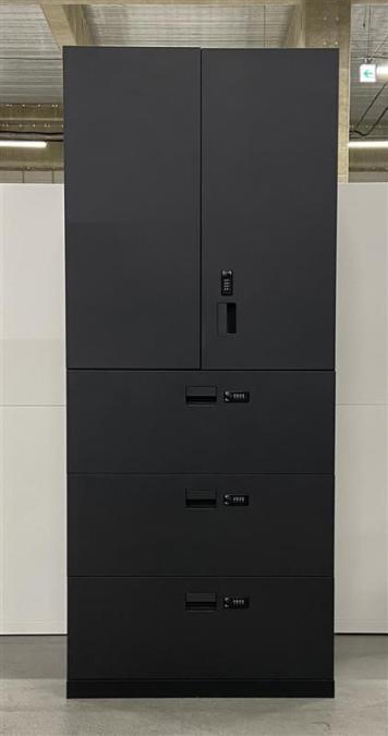 中古】エスキャビネット イトーキ/ITOKI ハイキャビネット／両開き＋3 