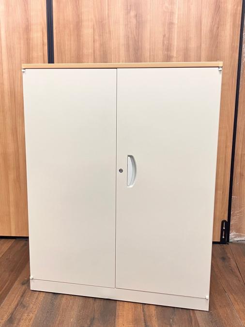 中古】QUWALL RW45-10H 生興 ローキャビネット/両開き 468170 中古】QUWALL RW45-10H 生興 ローキャビネット/両開き 468170