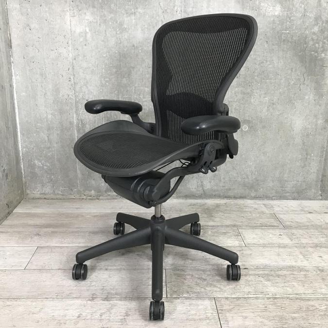 中古】アーロンチェア（ランバー フル装備） Herman Miller/ハーマンミラー 肘付ハイバックチェア 468503 -  中古オフィス家具ならオフィスバスターズ