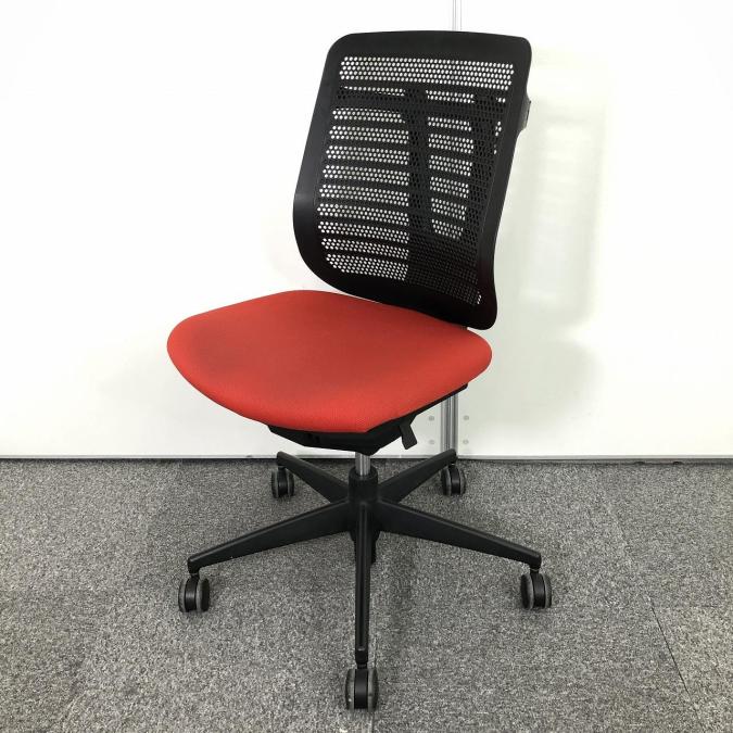 【透過性のある背もたれプレーンメッシュタイプ！便利な定番チェアが入荷！】■コクヨ（KOKUYO）　ベルガー（BELGER）　■肘無し　ローバック　■プレーンメッシュ　■シグナルレッド
                        ベルガー
                                    中古
            