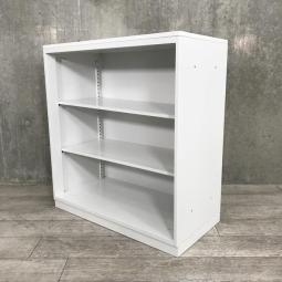 ウチダ　HSシリーズ　オープン書庫　ホワイト　天板付き　コンパクトなサイズ感