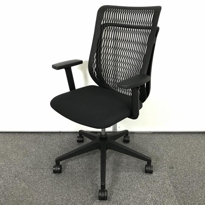 【定価約8万円】【珍しい背面樹脂メッシュ！背もたれしっかりサポート！大人気ウチダ製のAJチェア肘付ハイバックチェア入荷！】■ウチダ（UCHIDA）製　エージェイ（AJ）チェア　肘付ハイバック　■ブラック　■背面：樹脂メッシュ　■固定肘
                        AJチェア
                                    中古
            