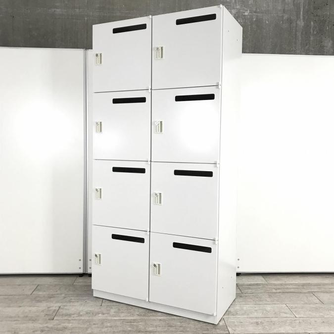 【状態要考慮】【モバイルワーカーにオススメ！】【これ一台で8人分の収納力！】■ウチダ（UCHIDA）　ハイパーストレージ（HS）　8人用パーソナルロッカー　■ダイヤル錠　■ホワイト　■コレは便利！メールポスト付！
                        HSパーソナル
                                    中古
            