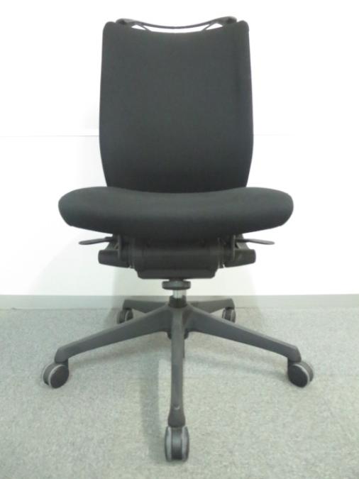【中古】ヴィスコンテチェア オカムラ/okamura 肘無ハイバックチェア 469537 - 中古オフィス家具ならオフィスバスターズ
