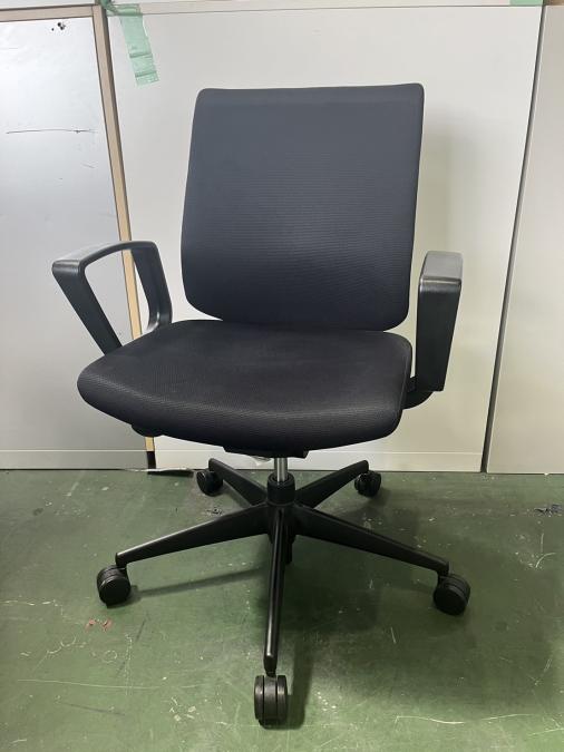 中古】ウィザードチェア CRS-G1800F6 コクヨ/KOKUYO 肘付ローバック 