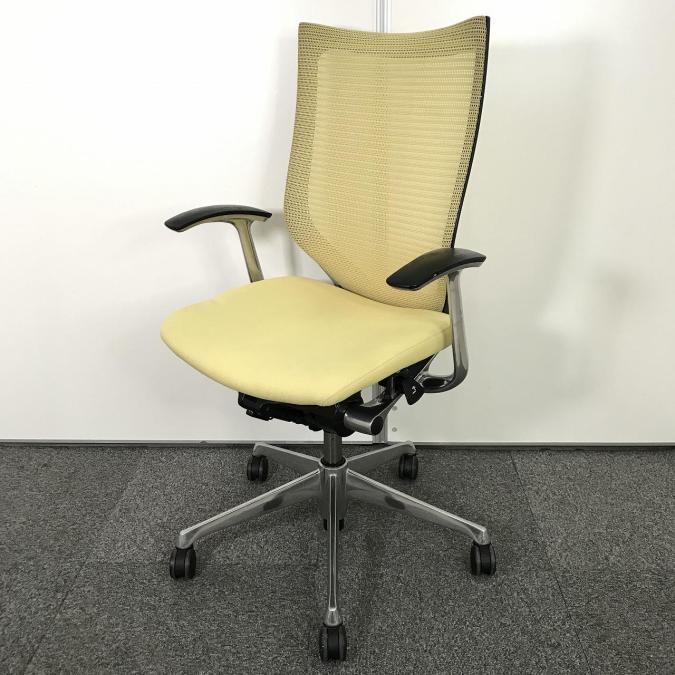 【在庫入替セール品】【背面メッシュ】オカムラの大人気商品バロン入荷！！希少なイエロー！
                        バロンチェア
                                    中古
            