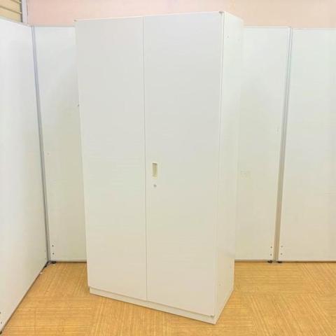 【中古】シンライン HTM-189HS-W9 イトーキ/ITOKI ハイキャビネット／両開き 470610