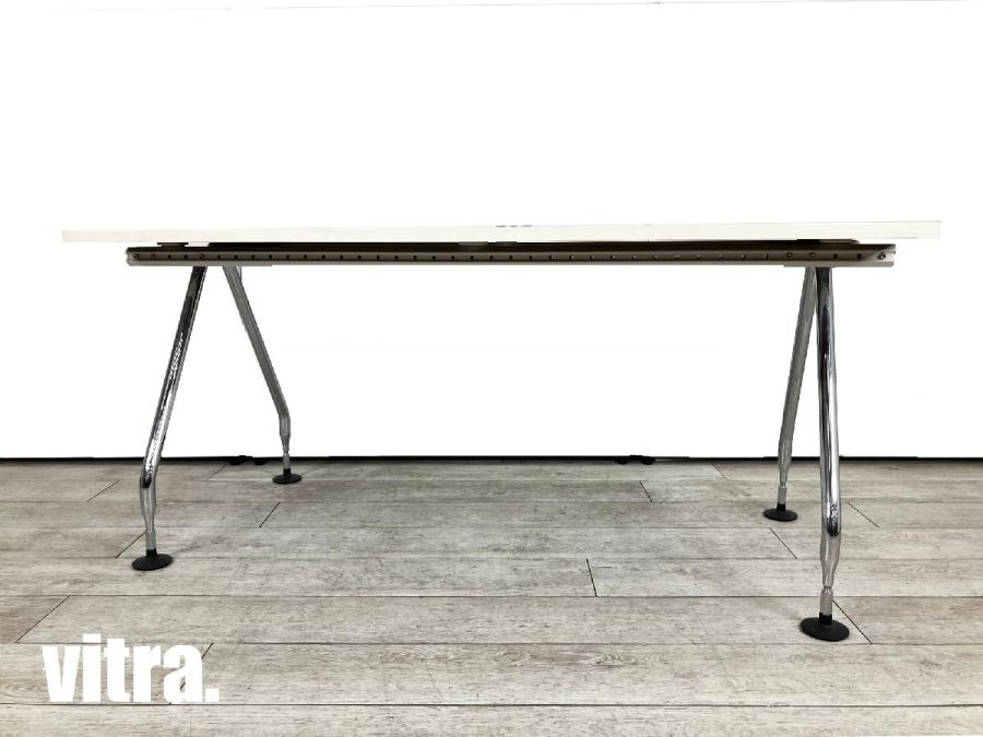 美品 vitra ヴィトラ　アドホック　ウォールナット　ミーティングテーブル 中古】アドホック vitra/ヴィトラ ミーティングテーブル（会議机