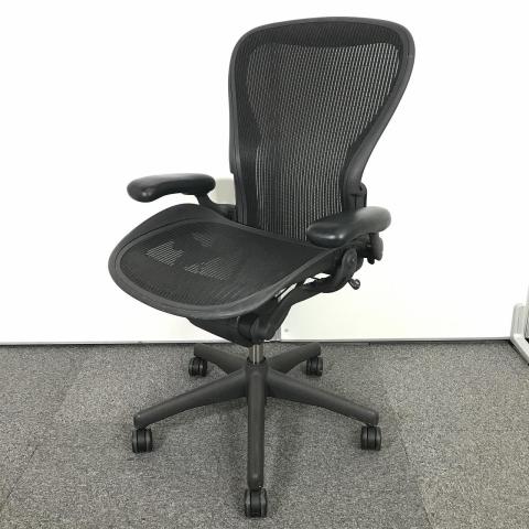 【中古】アーロンチェア Herman Miller/ハーマンミラー 肘付ハイバックチェア 470776