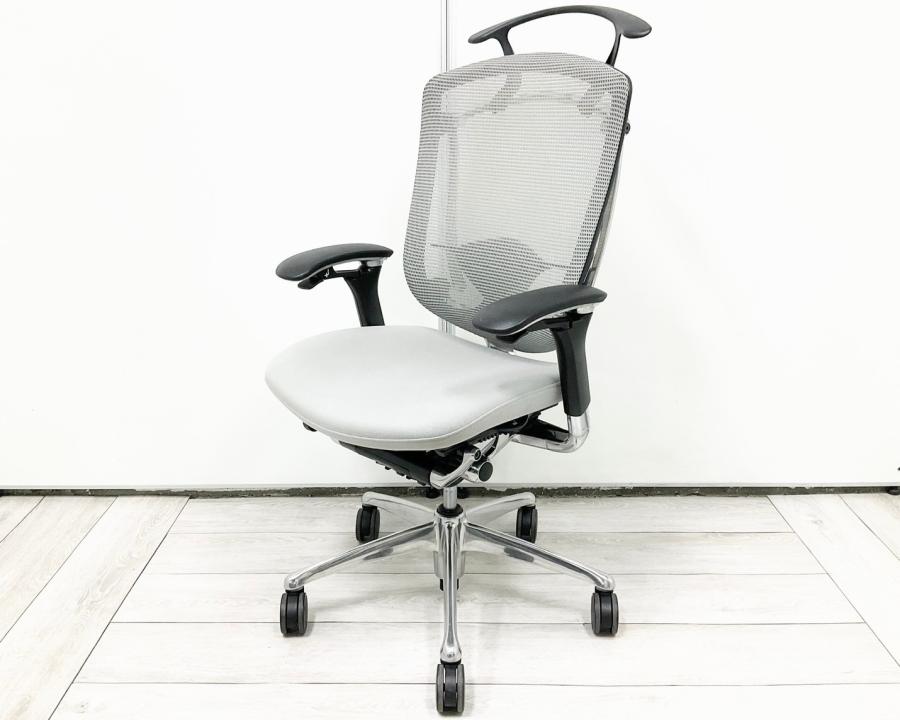 【限定１脚】ワークチェア アームレスト付 アジャストアーム 可動肘 ハンガー付 ポリッシュフレーム スマートオペレーション オススメ(おすすめ) 大人気 ・Okamura/オカムラ ・Contessa/コンテッサ ※横浜本店撮影画像※
                        コンテッサチェア
                                    中古
            