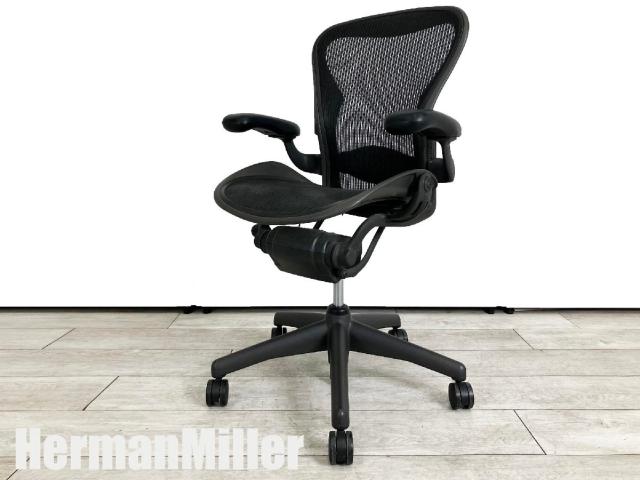 HermanMiller/ハーマンミラー　アーロンチェア　スタンダード　Bタイプ　グラファイト