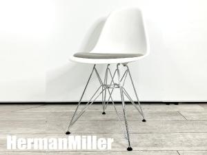 HermanMiller/ハーマンミラー　vitra　イームズ サイドシェルチェア ワイヤーベース　エッフェルベース　DSR　ホワイトｘライトグレー