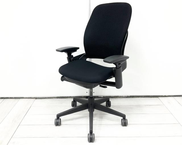 中古】リープV2 Steelcase/スチールケース 肘付ハイバックチェア 