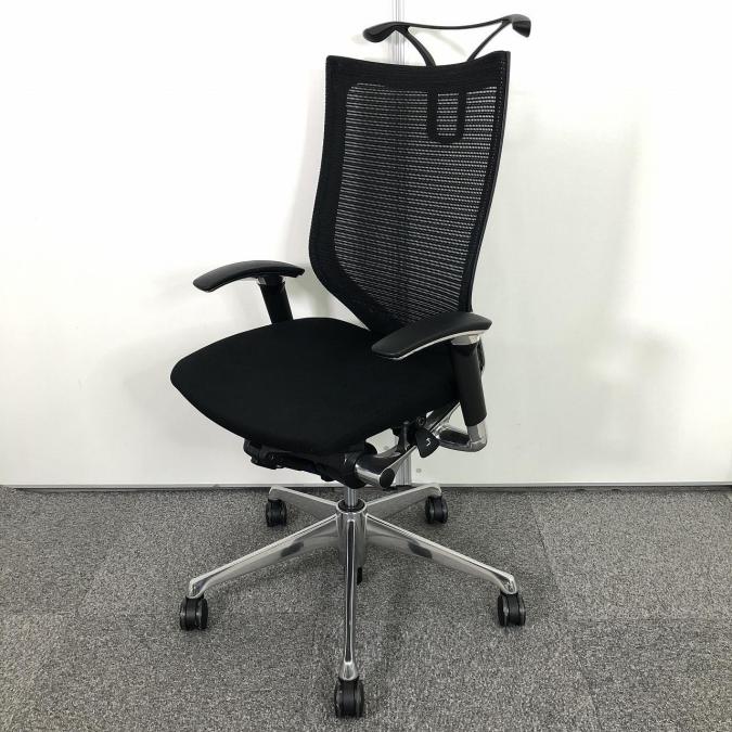 【ベストなポジションが得られる先進設計・上質で快適な座り心地！】■オカムラ(okamura)製　バロンチェア　ハイバック肘付き　■背面メッシュ　可動肘　ハンガー付き　■ブラック
                        バロンチェア
                                    中古
            