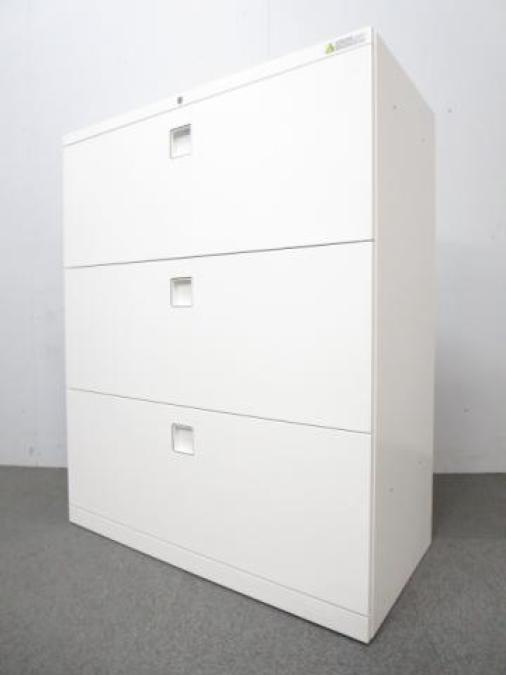 【使いやすさで選ぶならコレ！】■オカムラ　レクトラインシリーズ　3段ラテラル書庫　ホワイト　■ファイル収納にオススメ！メイドインジャパンの高品質！
                        レクトライン
                                    中古
            