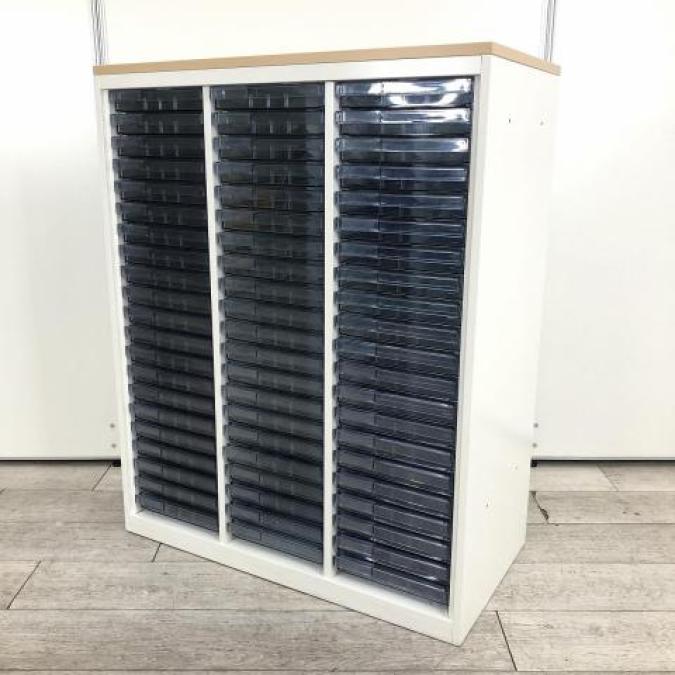 【書類や部品を分けて保管される方に！】オカムラ　Okamura　レクトライン　クリスタルトレー　書庫　キャビネット　収納　保管　分類　ダイヤル式　レア　大分　宮崎　佐賀　長崎　鹿児島　熊本　福岡　沖縄　九州
                        レクトライン
                                    中古
            