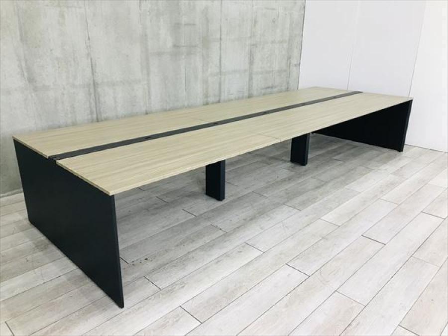 【倉庫在庫品】イトーキ製・【インターリンク】入荷！！W7200サイズ構成。12人使用のフリーアドレスです！1人当たりW1200。モニター、A4ファイルなど業務に欠かせない物を置いても広くお使い頂けます！解放感とチームのコミュニケーションをアップさせるデザイン！オシャレなカッコイイ仕様です！オフィスバスターズ　梅田本店
                        インターリンク
                                    中古
            