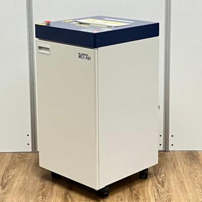 【1台限定入荷】　人気モデルが遂に再入荷　明光商会製シュレッダー　MSX-F65シリーズ　パワークロスカット　※最大裁断枚数 65枚!!　オフィス家具　OA機器　オフィスバスターズ 梅田本店
                        MSXシリーズ
                                    中古
            