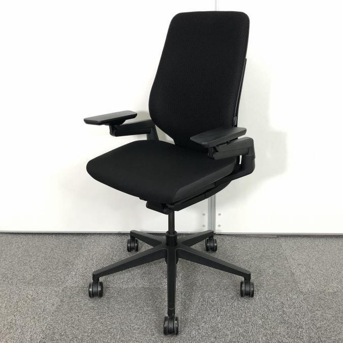 中古】ジェスチャー Steelcase/スチールケース 肘付ハイバック