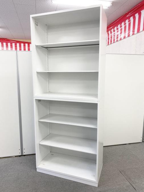 オープンタイプの上下書庫セット！書類等の整理整頓に便利で収納物を一望できます！上下タイプのため分割して納品可能です　
■コクヨ/エディア/ホワイト
                        エディア
                                    中古
            