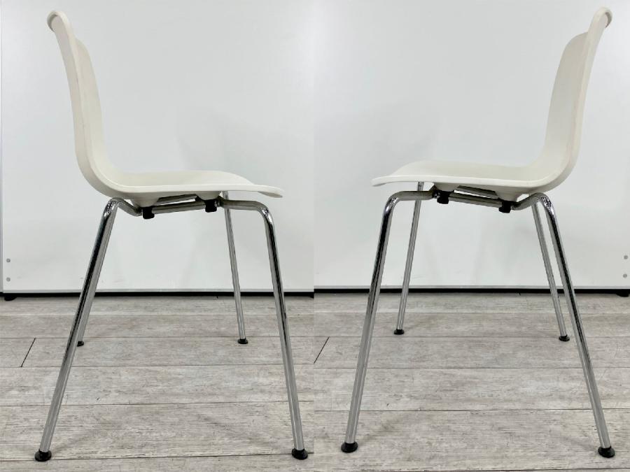 ヴィトラ ハルチューブ スタッキングチェア ホワイト vitra