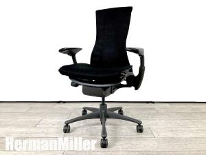 HermanMiller/ハーマンミラー　エンボディチェア　バランス生地ブラック CN122AWAAG1G1BB3513