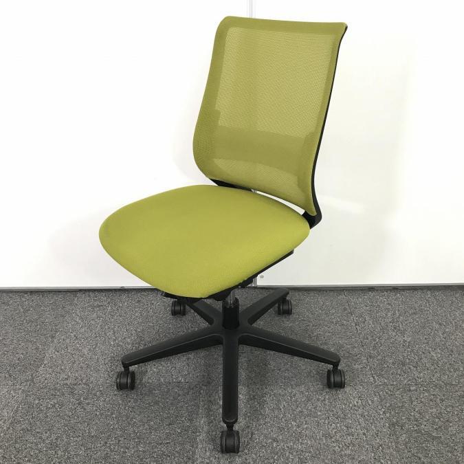 1脚のみ【癒されるグリーンカラー！テレワークにも最適！】■コクヨ（KOKUYO）製　 ミトラ（Mitra）チェア　肘付ローバックチェア　■グリーン(ライトオリーブ)　■固定肘　■メッシュ【関東倉庫在庫品】【弊社使用欄：A00926702】【社内使用欄：TOC】
                        ミトラシリーズ
                                    中古
            