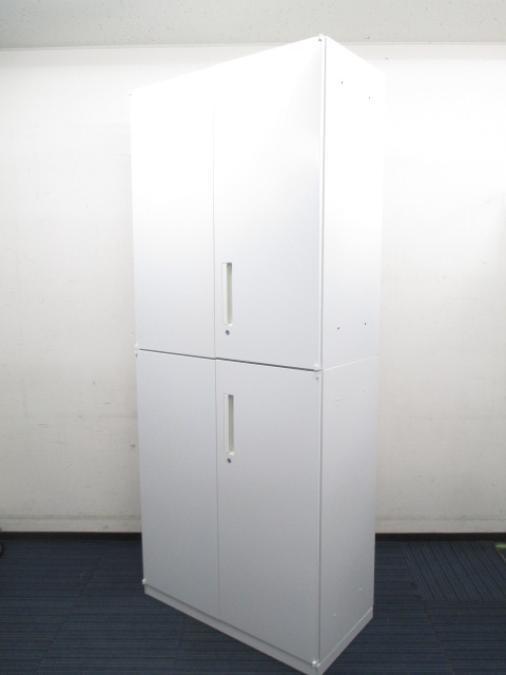 【売れ筋・人気商品！】■両開き書庫上下セット　■内田/HSシリーズ(ハイパーストレージ)/ホワイト
                        HSシリーズ
                                    中古
            