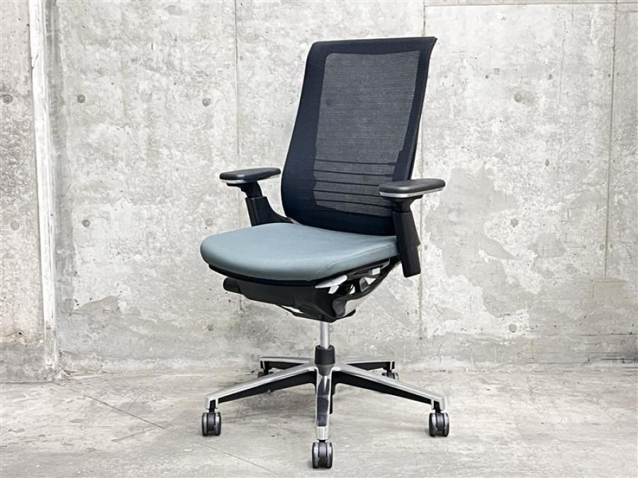 中古】インスパイン CRS-G2502E6 コクヨ/KOKUYO 肘付ハイバックチェア 
