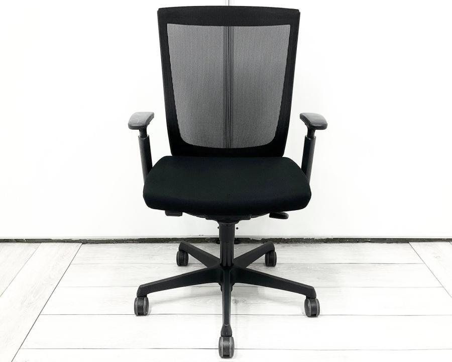 中古】エスクード オカムラ/okamura 肘付ハイバックチェア