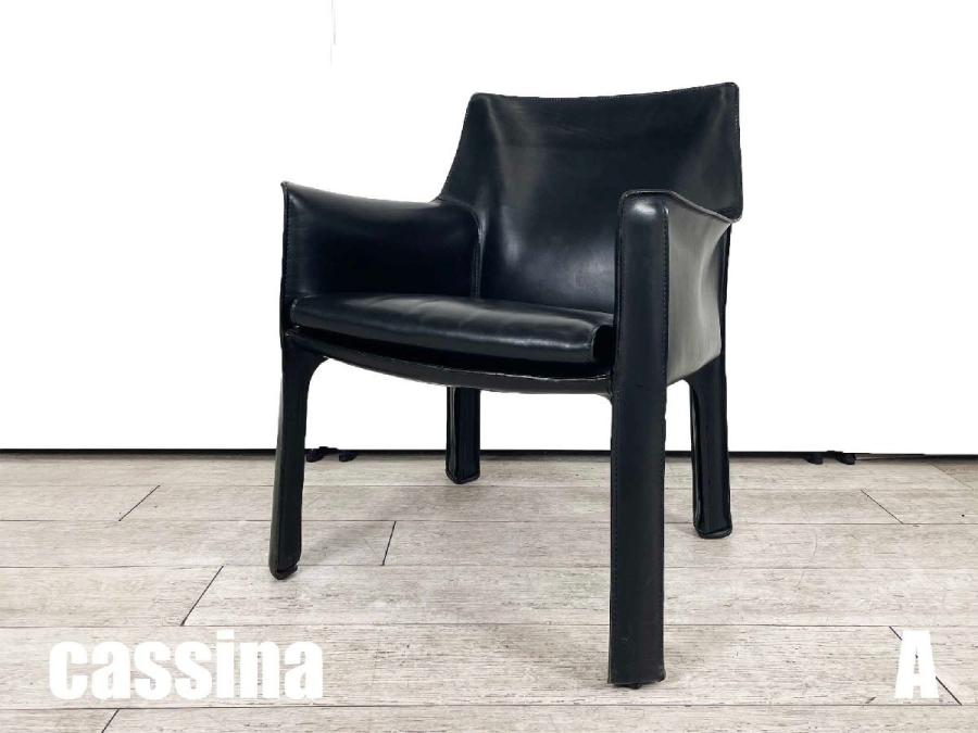 A)cassina/カッシーナ　414 CAB LOUNGE / キャブ ラウンジアームチェア　マリオベリーニ　X-9　本革
                        その他シリーズ
                                    中古
            