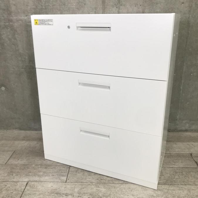 【在庫入替セール品！】【大型取っ手で開け閉めしやすい!!】■ウチダ　ＨＳシリーズ  3段ラテラル書庫　■ホワイト【弊社使用欄：A00927242】
                        HSシリーズ
                                    中古
            