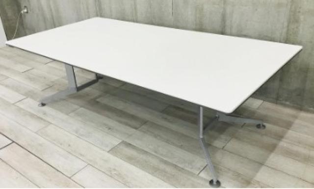 会議テーブル 1500x750 ホワイト コクヨ製 MTT-JTR157MAW