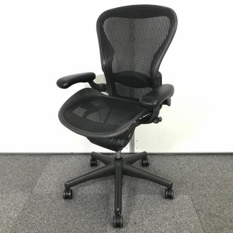 中古】アーロンチェア（ランバー フル装備） Herman Miller/ハーマンミラー 肘付ハイバックチェア 479614 - 中古オフィス家具なら オフィスバスターズ