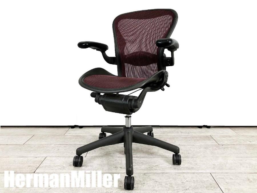 【中古】アーロンチェア Herman Miller/ハーマンミラー 肘付ハイバックチェア 479713