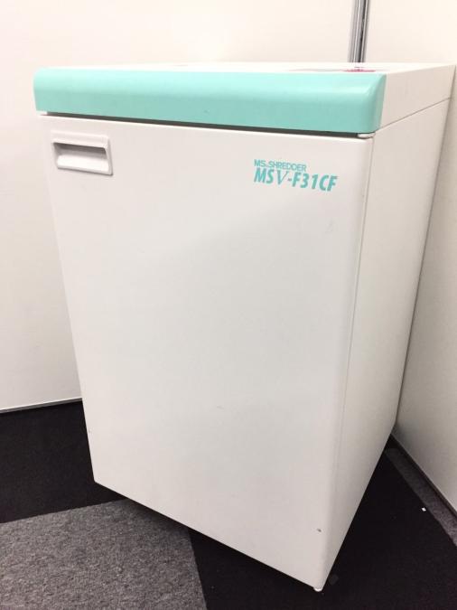 【2台入荷】明光商会製の業務用シュレッダーが入荷！中古　シュレッダー　OA機器　精密機械　セキュリティ　個人情報保護法　MS-V431CF
                        Vシリーズ
                                    中古
            