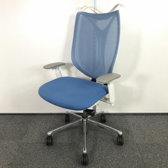 【圧倒的前傾姿勢！】【リングフレームとメッシュが背中をやさしく受け止める・最高級メッシュチェア！】 ■オカムラ製　サブリナ (Sabrina)　ハイバック肘付き　■可動肘　背面メッシュ　ハンガー付　■アクアブルー 【弊社使用欄：A00974698】
                        サブリナ
                                    中古
            