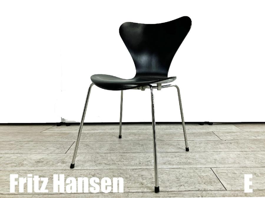 E)Fritz Hansen/フリッツハンセン　セブンチェア　ラッカーブラック　北欧　ヤコブセン
                        セブンチェア
                                    中古
            