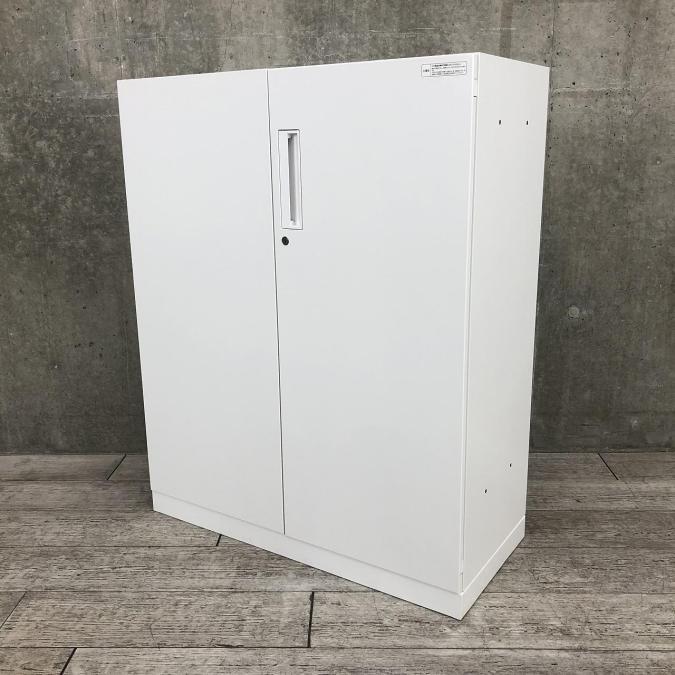 収納物がひとめで分かる両開き戸タイプ！国内メーカーのホワイト書庫が入荷しました！【※奥行き400】　[■コクヨ（KOKUYO）製　エディア（EDIA）　両開き書庫　■ホワイト　■シリンダー錠]
                        エディア
                                    中古
            