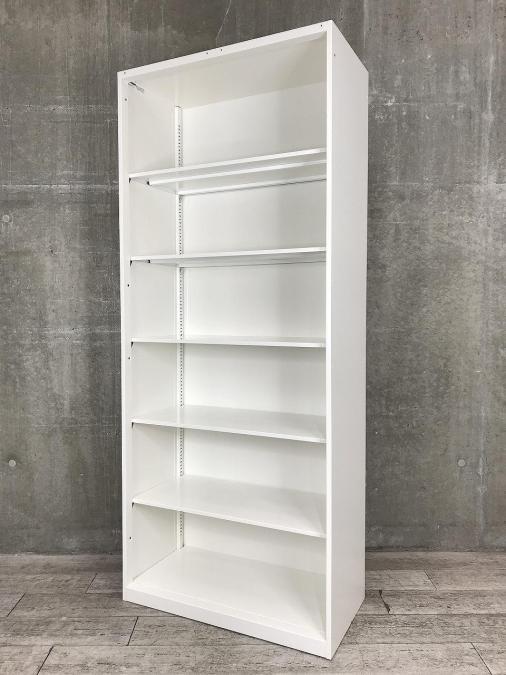【入替セール】6段収納　オープン書庫　オカムラ製　ホワイト　 レクトライン　ハイキャビネット
                        レクトライン
                                    中古
            