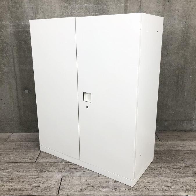 中古】レクトライン オカムラ/okamura ローキャビネット／両開き