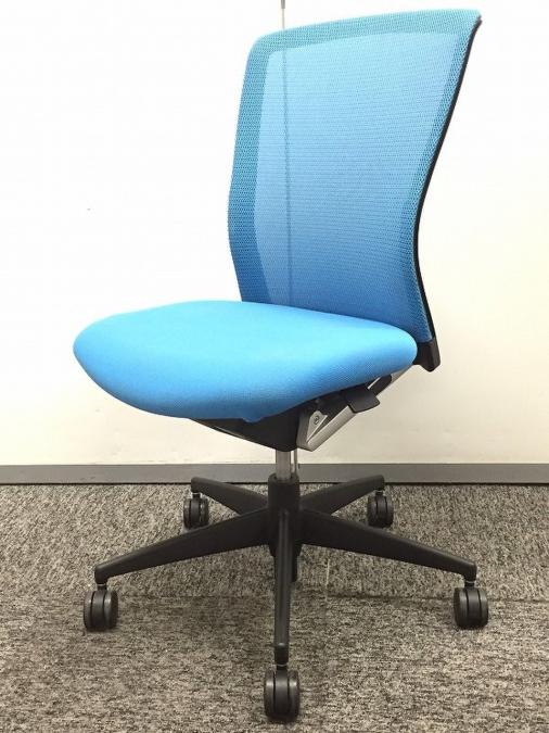 【低価格の爽やかチェア！】【鮮やかライトブルー】シンプルデザイン＆機能　コクヨ/エトスチェア　【使いやすさ〇】
                        エトス
                                    中古
            