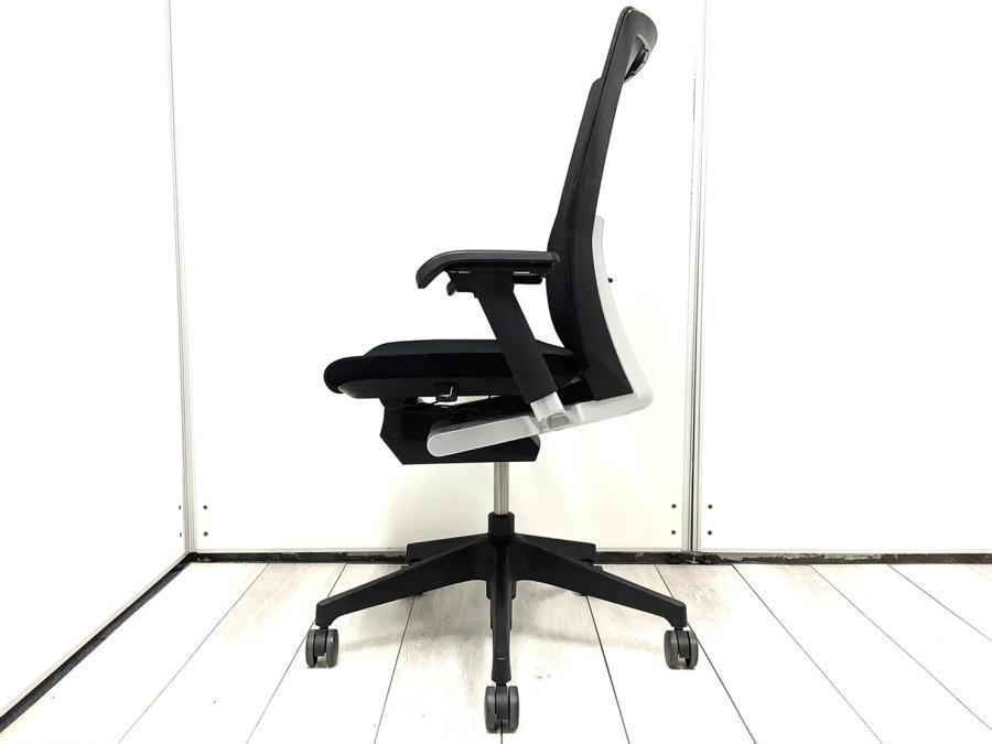 中古】ヴェントチェア KE-867JB-T1T1 イトーキ/ITOKI 肘付