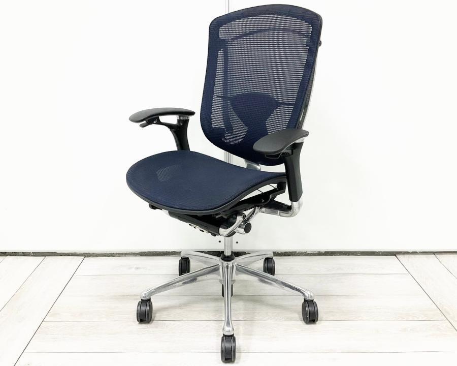 【商品入替セールで安い！】■オカムラ（okamura）コンテッサ (Contessa)　ハイバック肘付き　■可動肘　背/座面メッシュ　ランバー付き　■ダークブルー☆★大特価セールはこちらのキーワードで検索☆★→→【大放出】【2409】
                        コンテッサチェア
                                    中古
            
