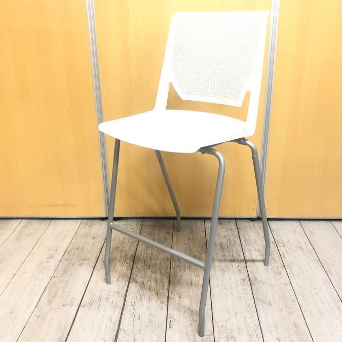【在庫入替セール】【デザイン◎】HAWORTH製ハイチェア　カフェスペース　休憩スペース【ホワイト】
                        その他シリーズ
                                    中古
            