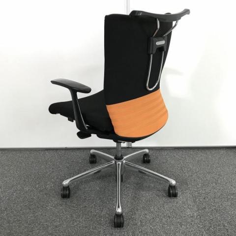 中古】フィーゴチェア オカムラ/okamura 肘付ミドルバックチェア