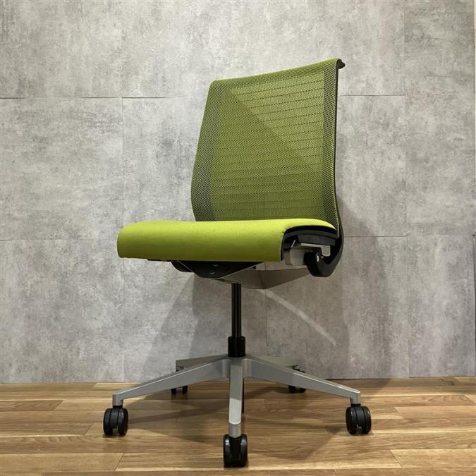 【24⑫】【商品入替対象】【西店撮影商品】【一度座ったら嵌る人が続出！！】スチールケース　シンク　グリーン　肘なし　メッシュ　ハイバック【福岡オフィス家具】　【福岡中古家具】　【中古事務什器】　【中古チェア】　【中古椅子】
                        シンクチェア（2014年以前モデル）
                                    中古
            