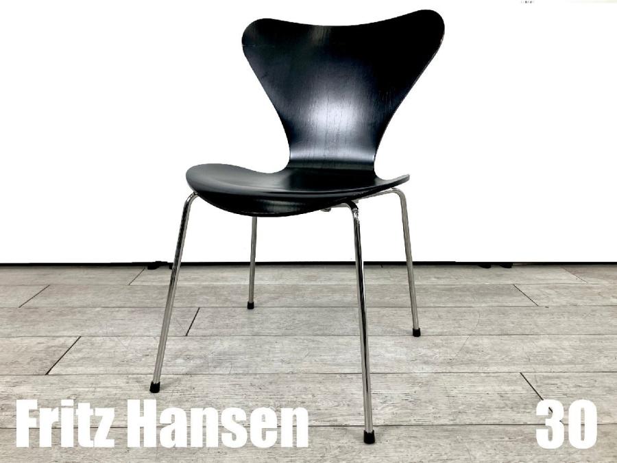 ３O）Fritz Hansen/フリッツハンセン　セブンチェア　ラッカーブラック　北欧　ヤコブセン
                        セブンチェア
                                    中古
            